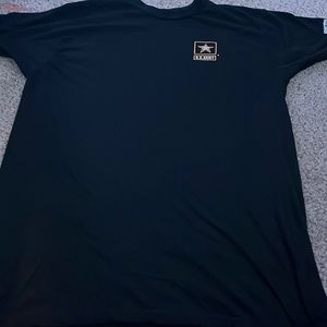 black u.s army t shirt